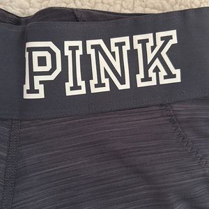 PINK NIP XS Ultimate legging. Dark charcoal & white